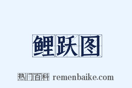 鲤跃图是什么意思的图片